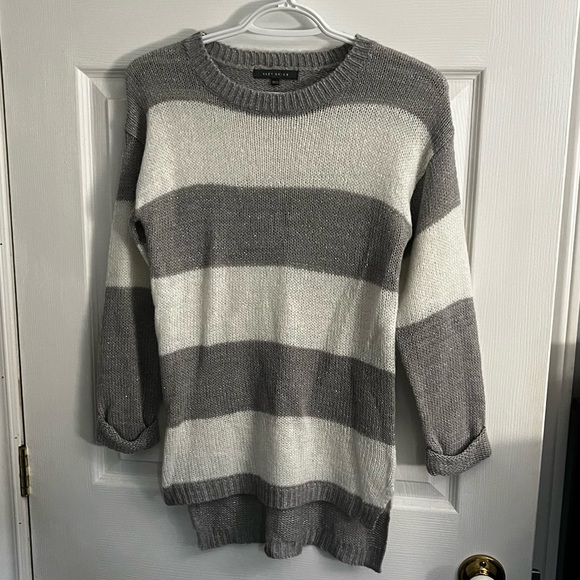 Suzy Shier Striped Knit Sweater - Picture 3 of 5